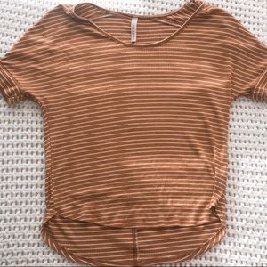 Mustard Yellow Stripped Shirt